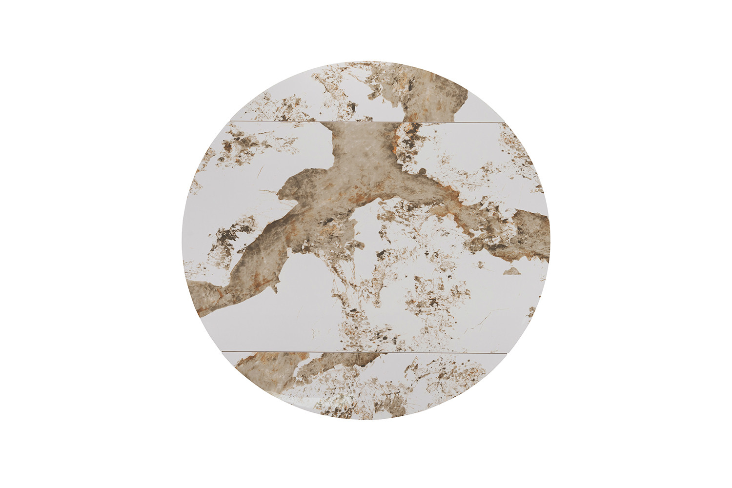 Image 4 for NEW - Uitschuifbare tafel Athéna Rond 140-140x90 cm Glanz. steen Pandora