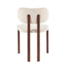 Image 7 for NEW - Stoel Jade Walnoot - Stof Fabb Raven 24 Beige
