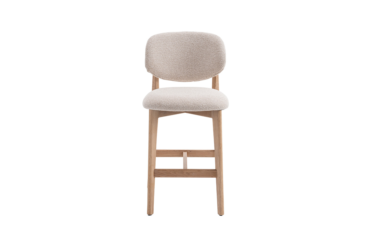 Image 4 for NEW - Counterstoel Carmen Naturel Eik Ote Milan 103 Beige Gemonteerd
