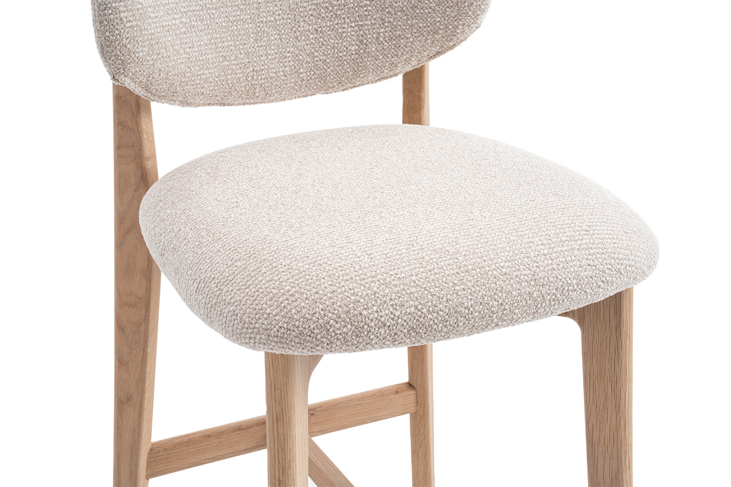 Image 11 for NEW - Counterstoel Carmen Naturel Eik Ote Milan 103 Beige Gemonteerd