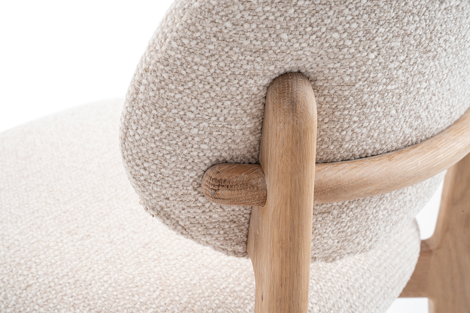 Image 13 for NEW - Counterstoel Carmen Naturel Eik Ote Milan 103 Beige Gemonteerd