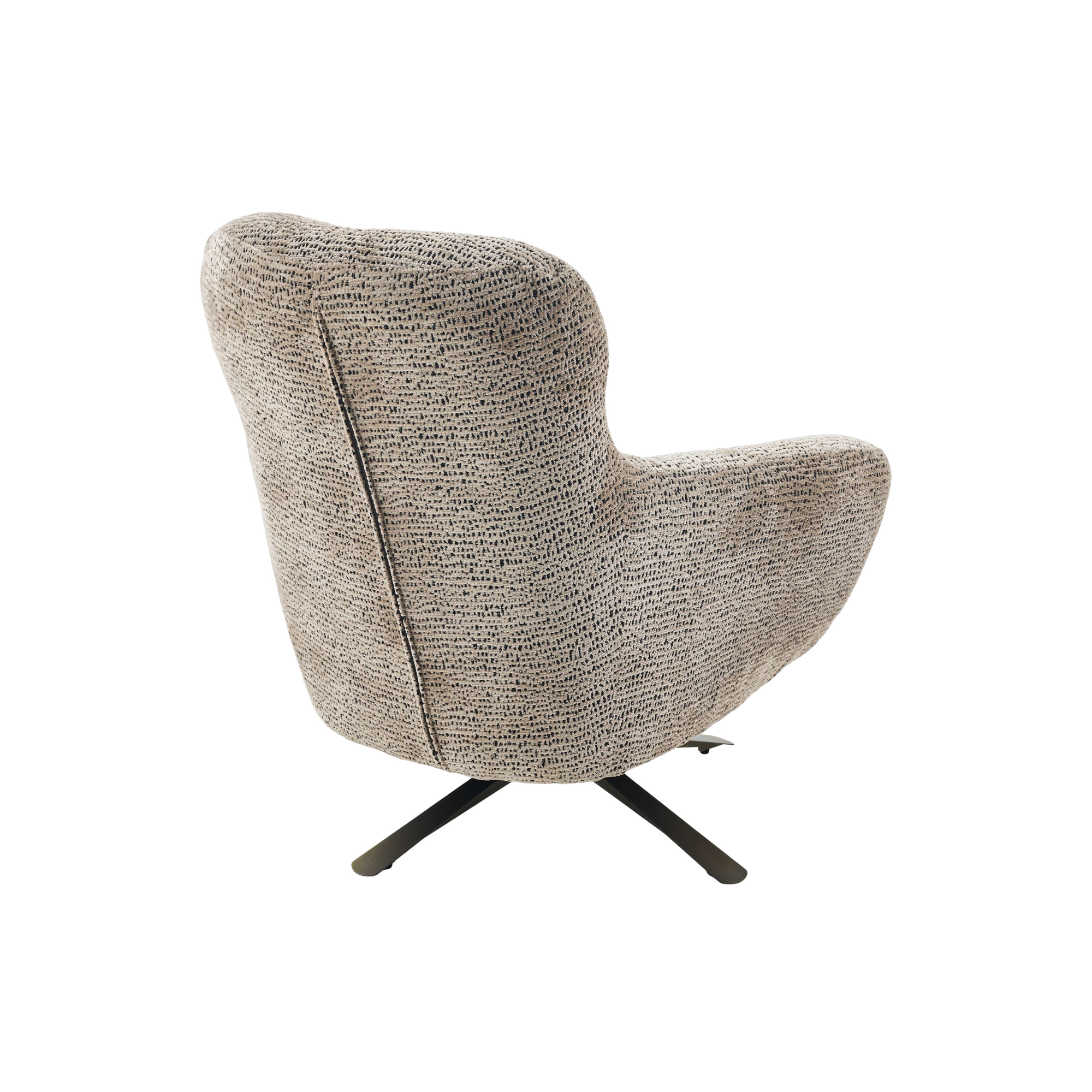 Draaibare Fauteuil Nena Bruin - Image 4