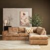 MySofa Teddy Hoekbank Cinnamon 2,5 zits+Divan Rechts - Image 1