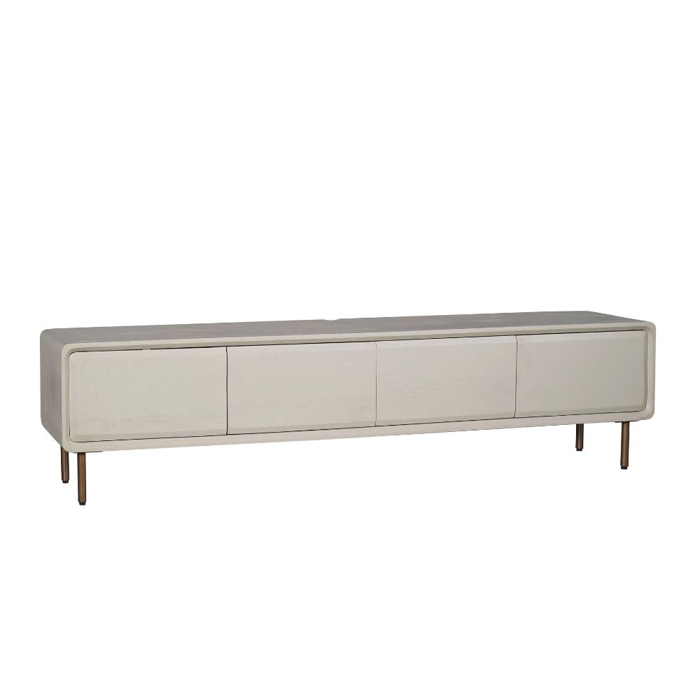 Zwevend tv meubel Allure Zand Mangohout 240 cm - Image 3