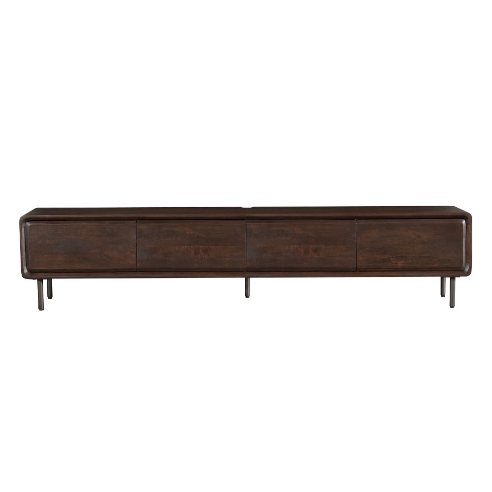 Zwevend tv meubel Allure Bruin Mangohout 240 cm - Image 2