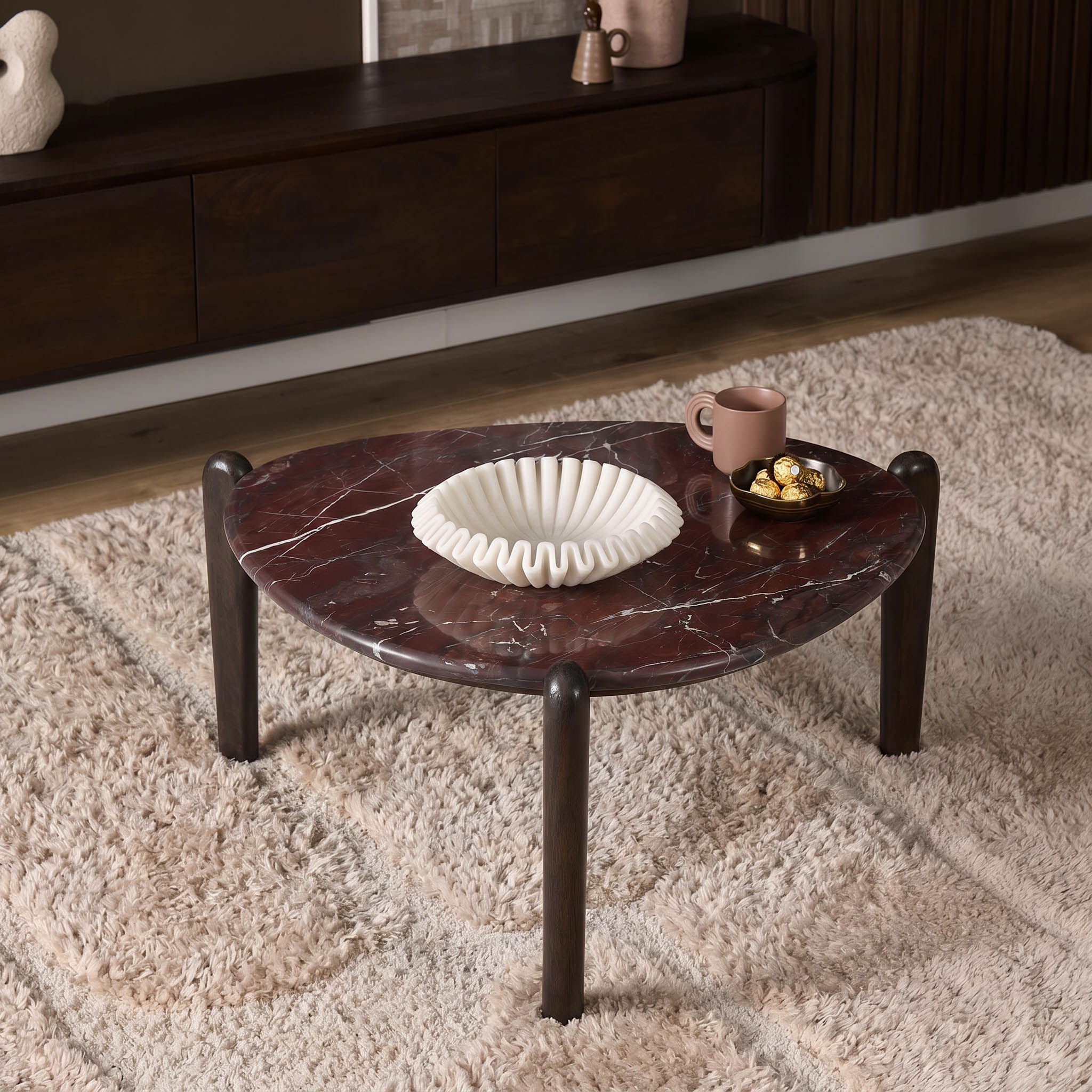 Salontafel Alva Marmer 81 cm - Image 1