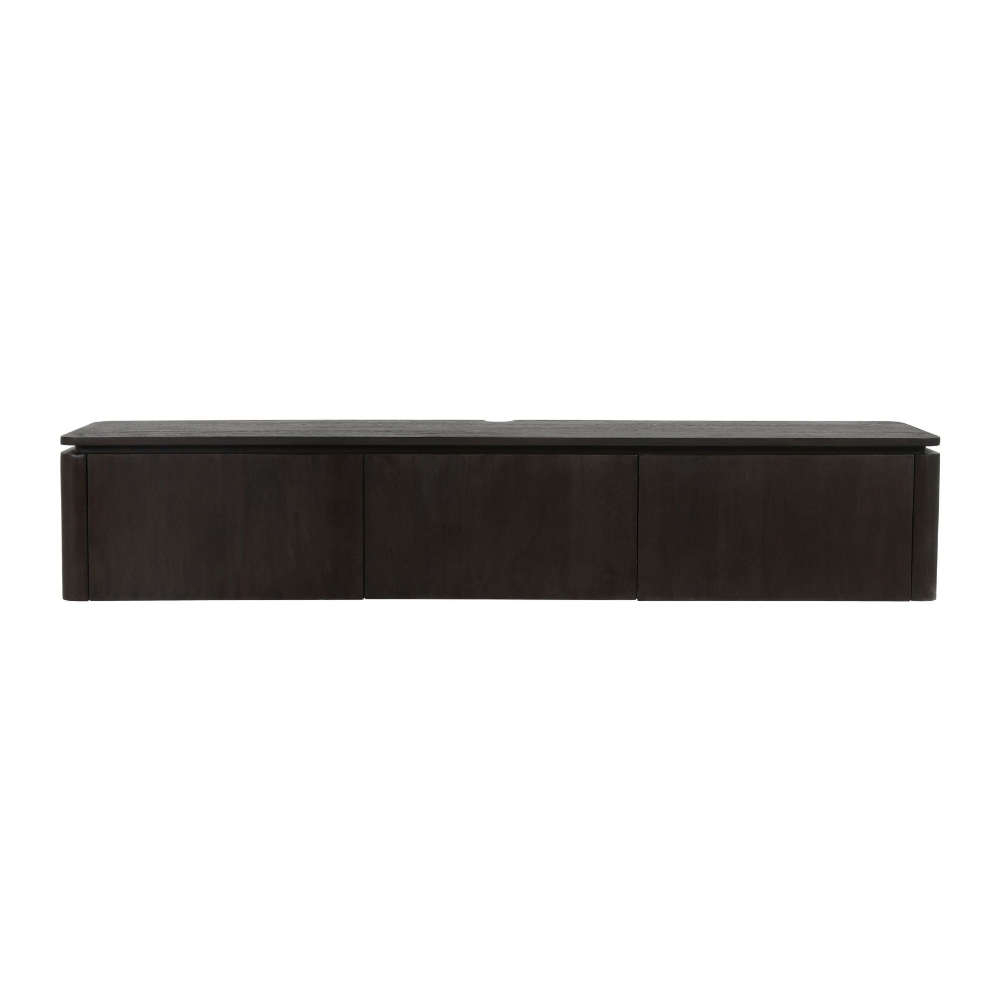 Zwevend tv meubel Dallas Bruin Mangohout 165 cm - Image 2