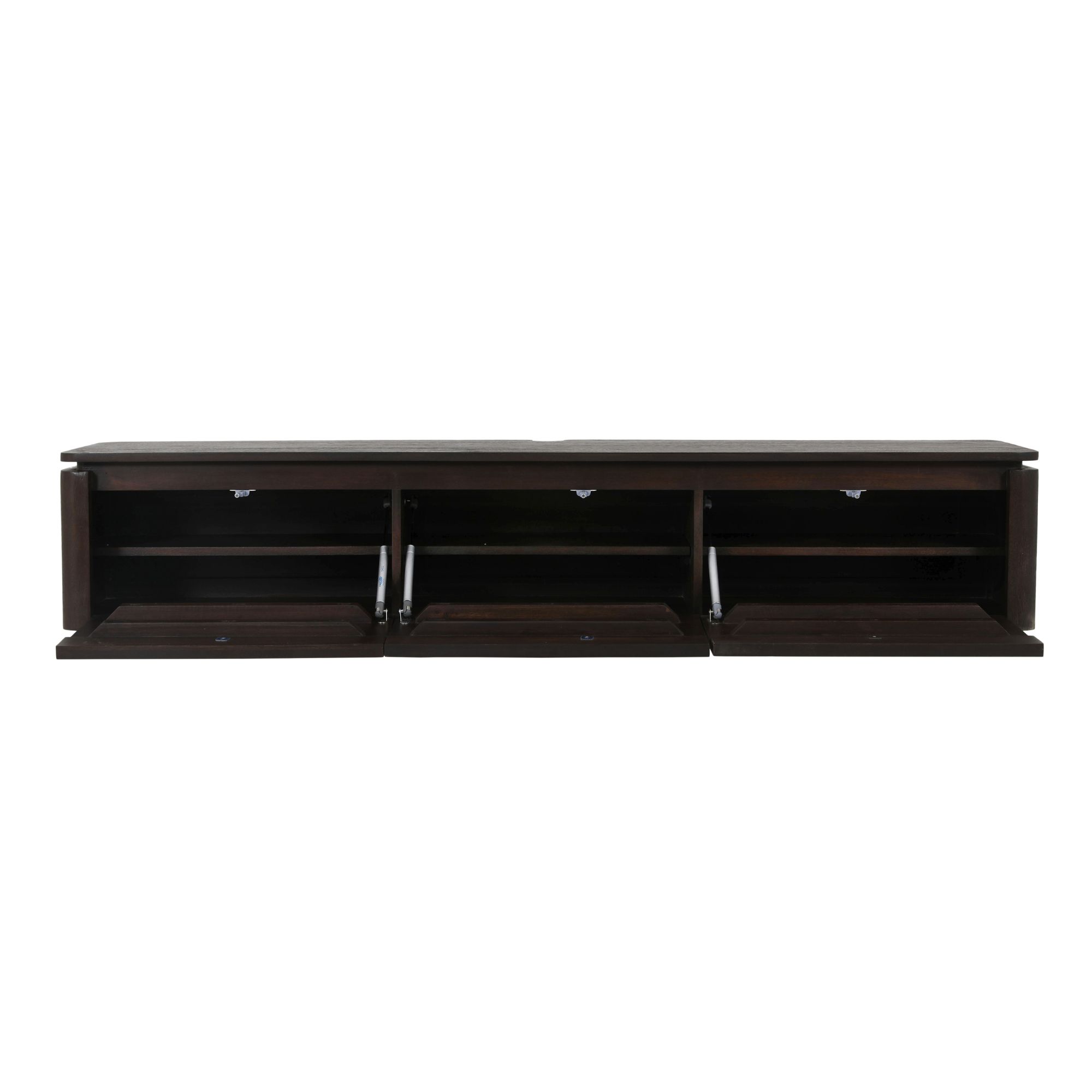 Zwevend tv meubel Dallas Bruin Mangohout 165 cm - Image 3