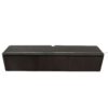 Zwevend tv meubel Dallas Bruin Mangohout 165 cm - Image 7