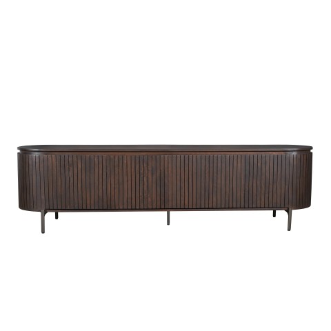 Tv meubel Solana Bruin Mangohout 210 cm - Image 2