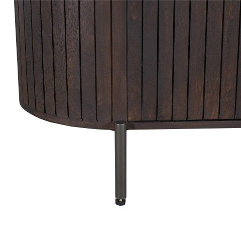Tv meubel Solana Bruin Mangohout 210 cm - Image 6
