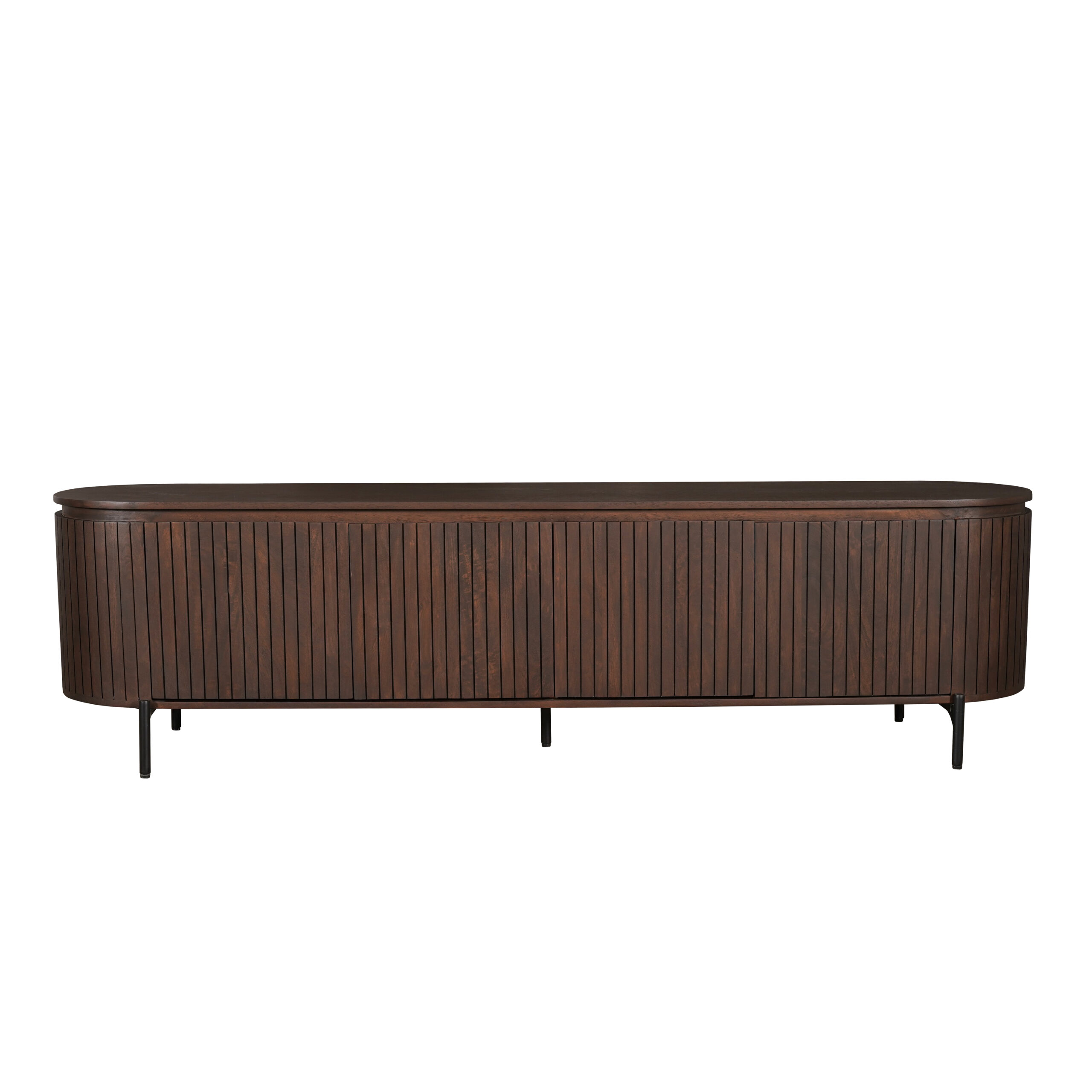 Tv meubel Solana Bruin Mangohout 210 cm - Image 8