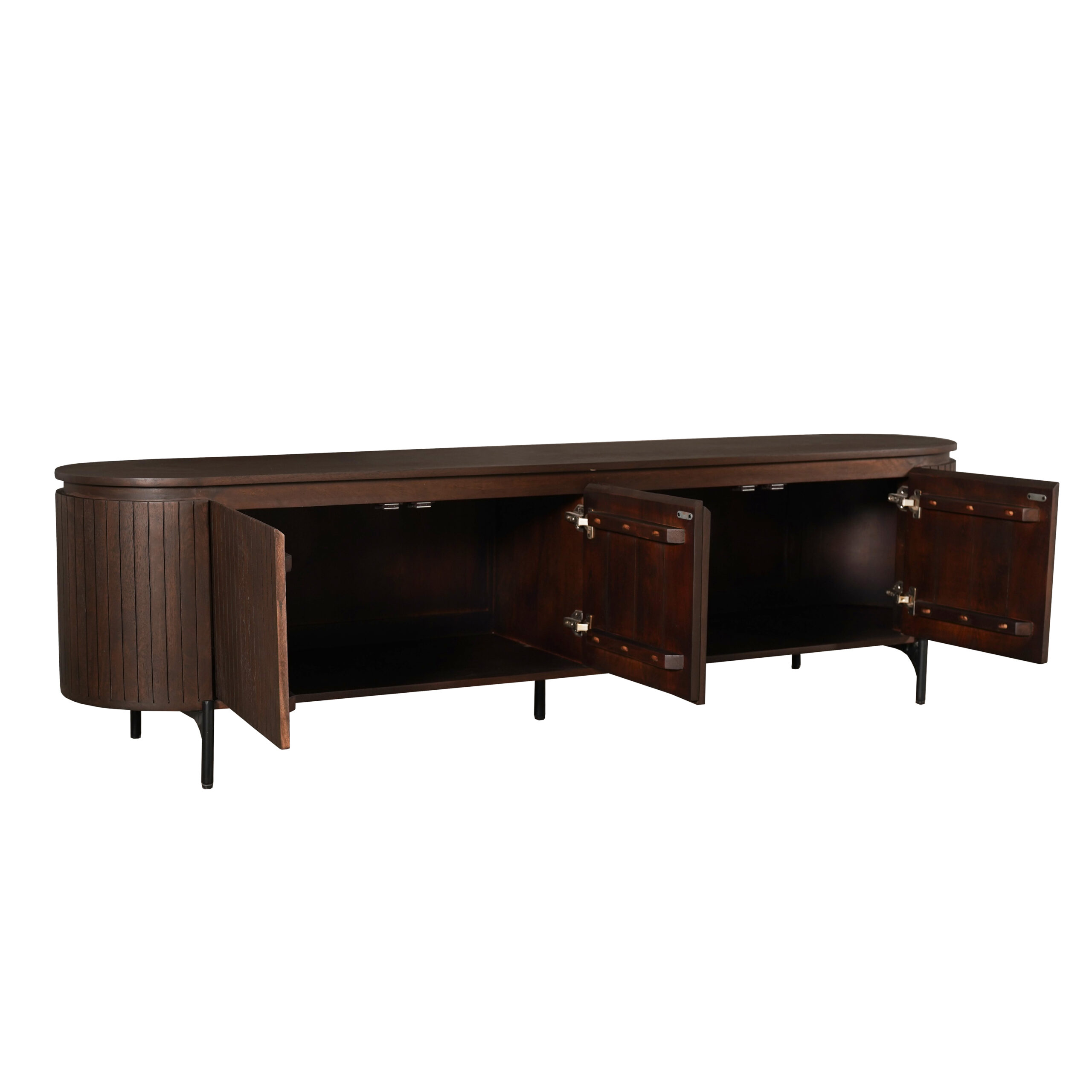 Tv meubel Solana Bruin Mangohout 210 cm - Image 11