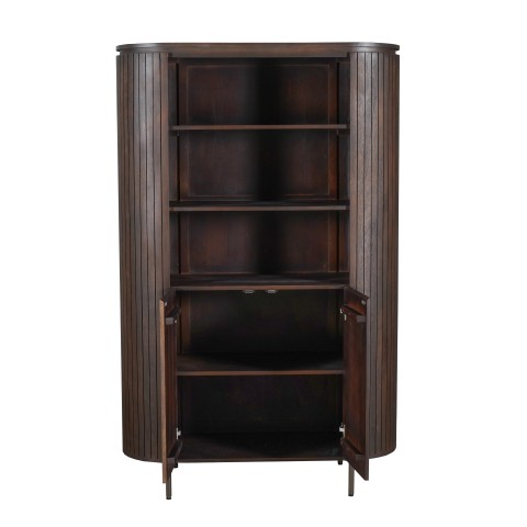 Wandkast Solana Bruin Mangohout 115 cm - Image 4