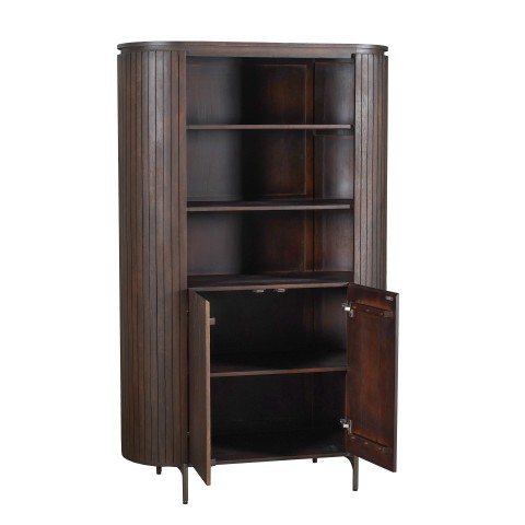 Wandkast Solana Bruin Mangohout 115 cm - Image 5