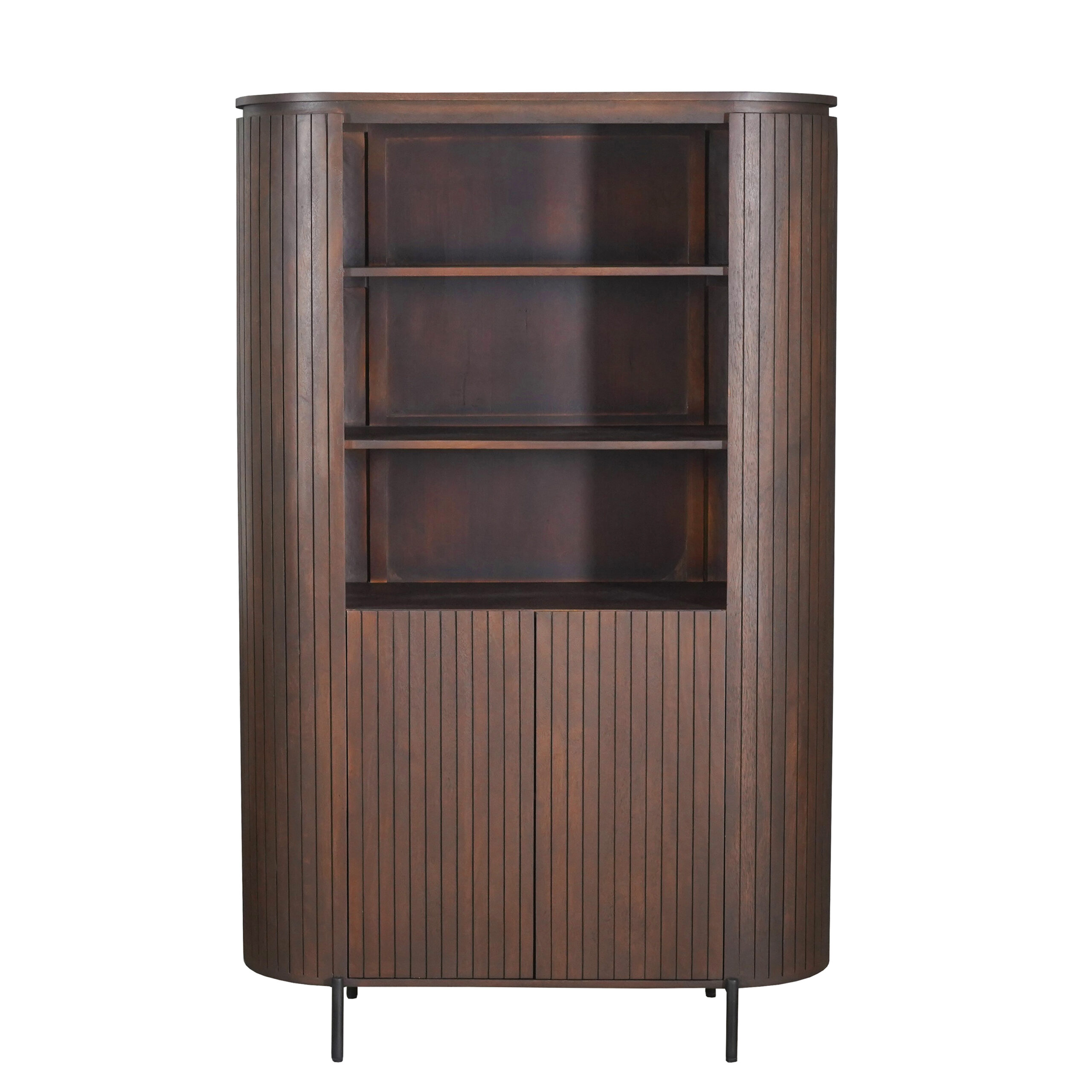 Wandkast Solana Bruin Mangohout 115 cm - Image 7