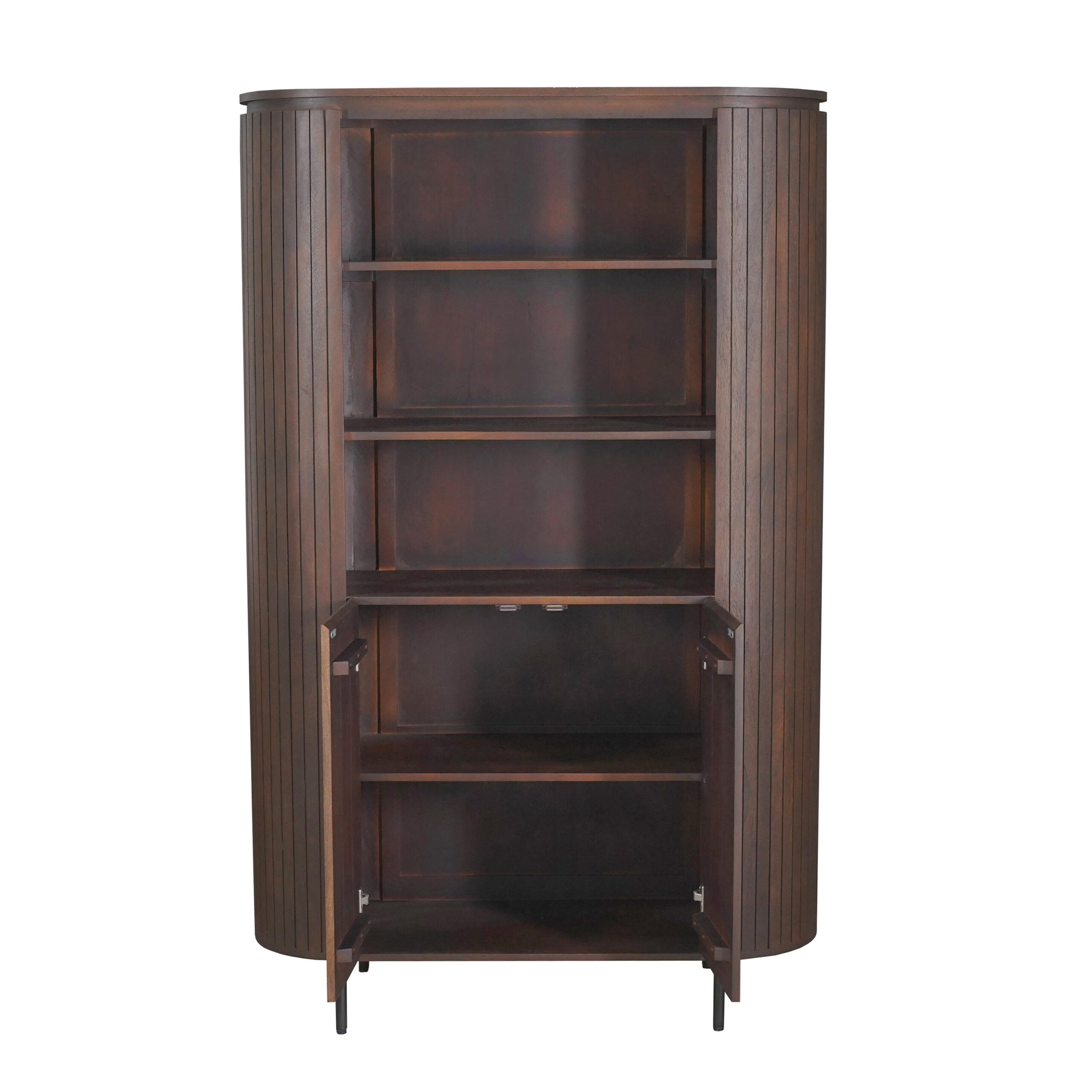 Wandkast Solana Bruin Mangohout 115 cm - Image 9