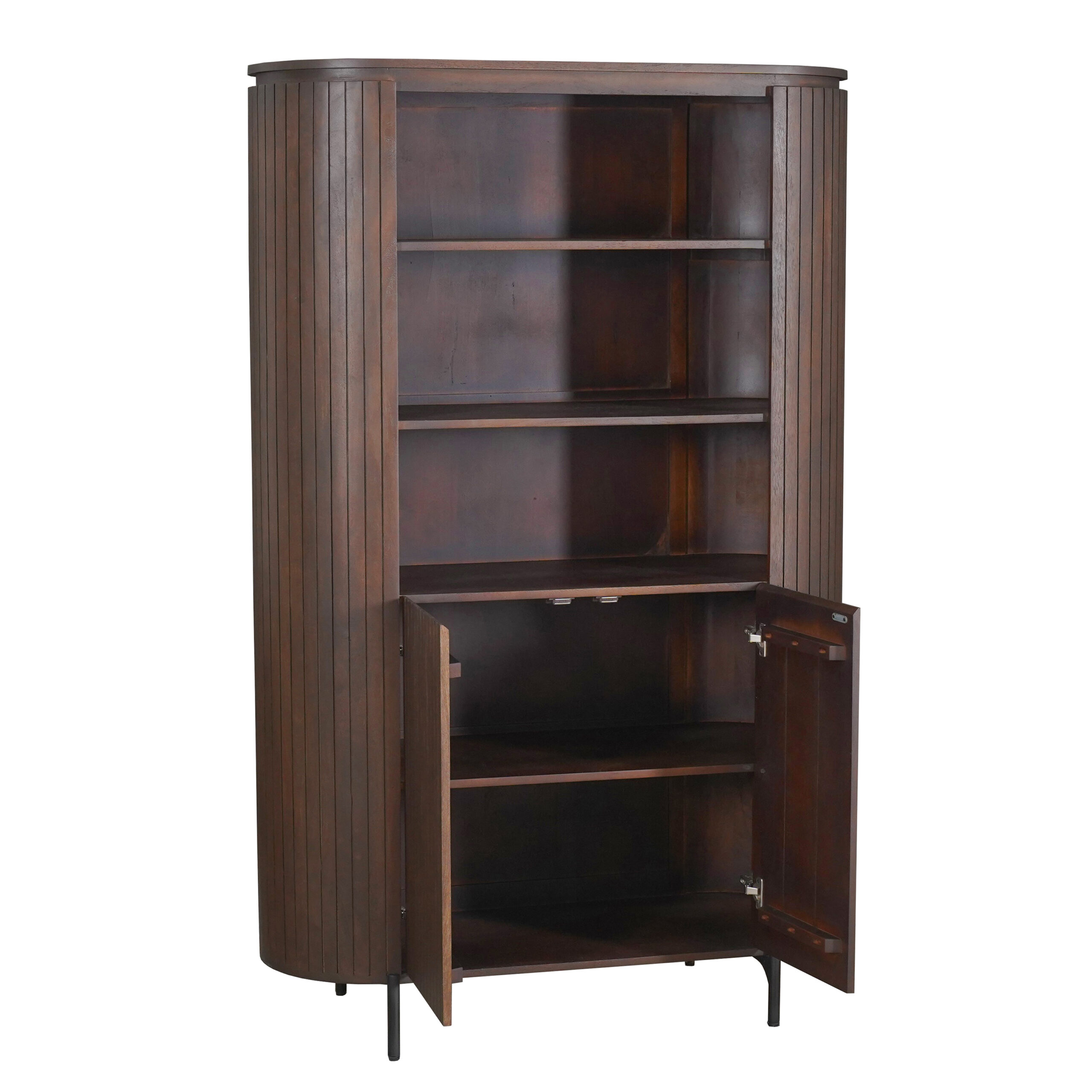 Wandkast Solana Bruin Mangohout 115 cm - Image 10