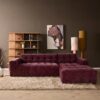 MySofa Ruby Loungebank Paars 2,5 zits AL + Lounge R - Image 1