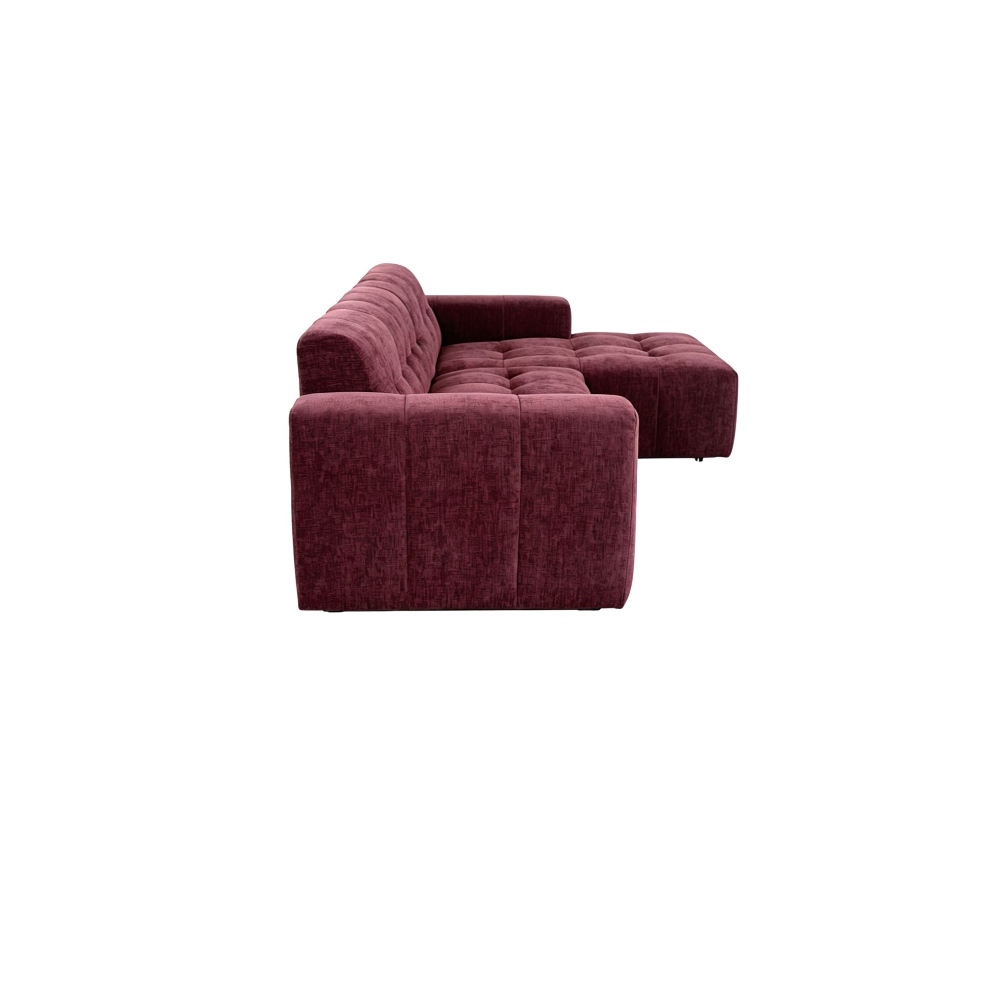 MySofa Ruby Loungebank Paars 2,5 zits AL + Lounge R - Image 4