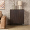 Kabinet kast Madison Bruin Mangohout 100 cm - Image 1