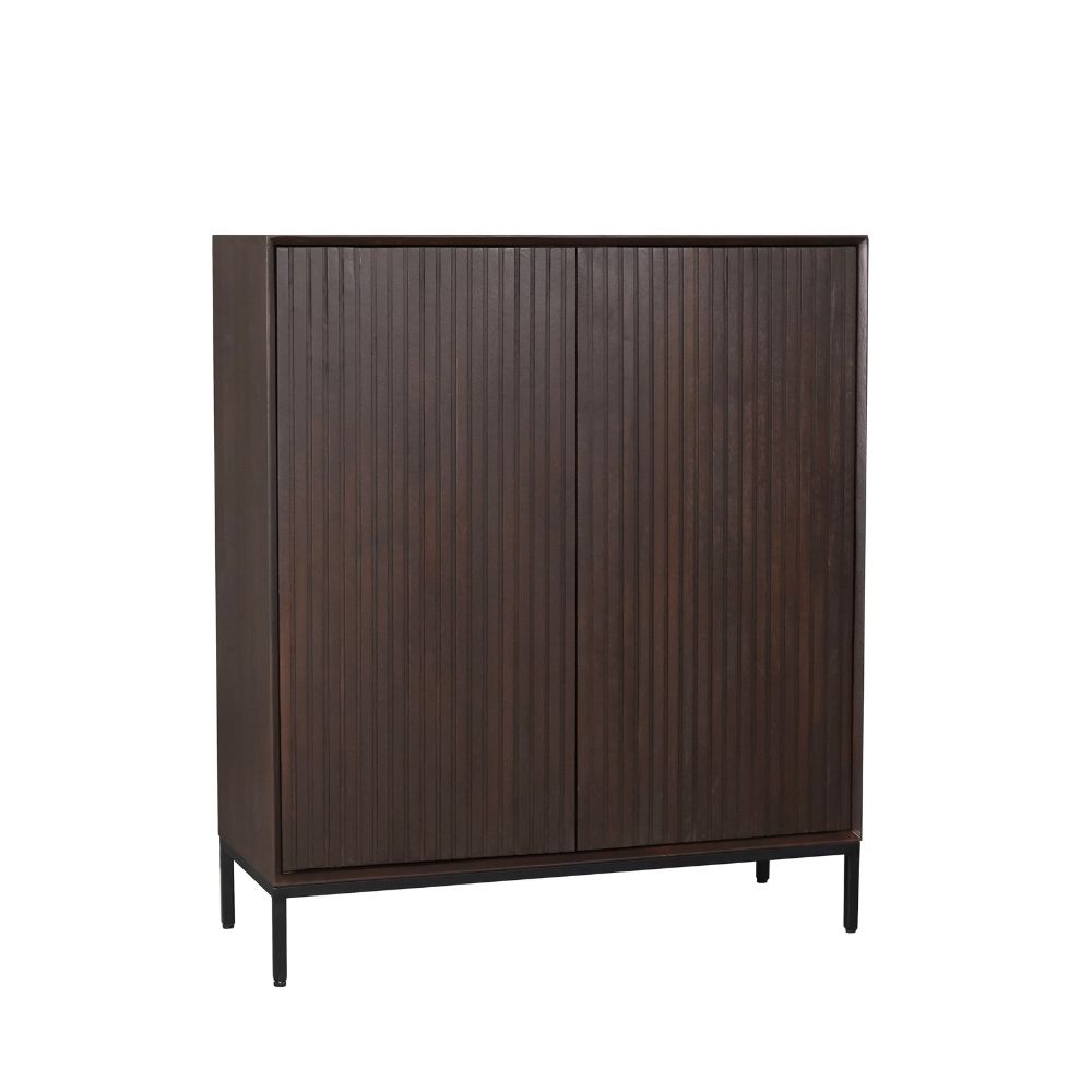 Kabinet kast Madison Bruin Mangohout 100 cm - Image 3