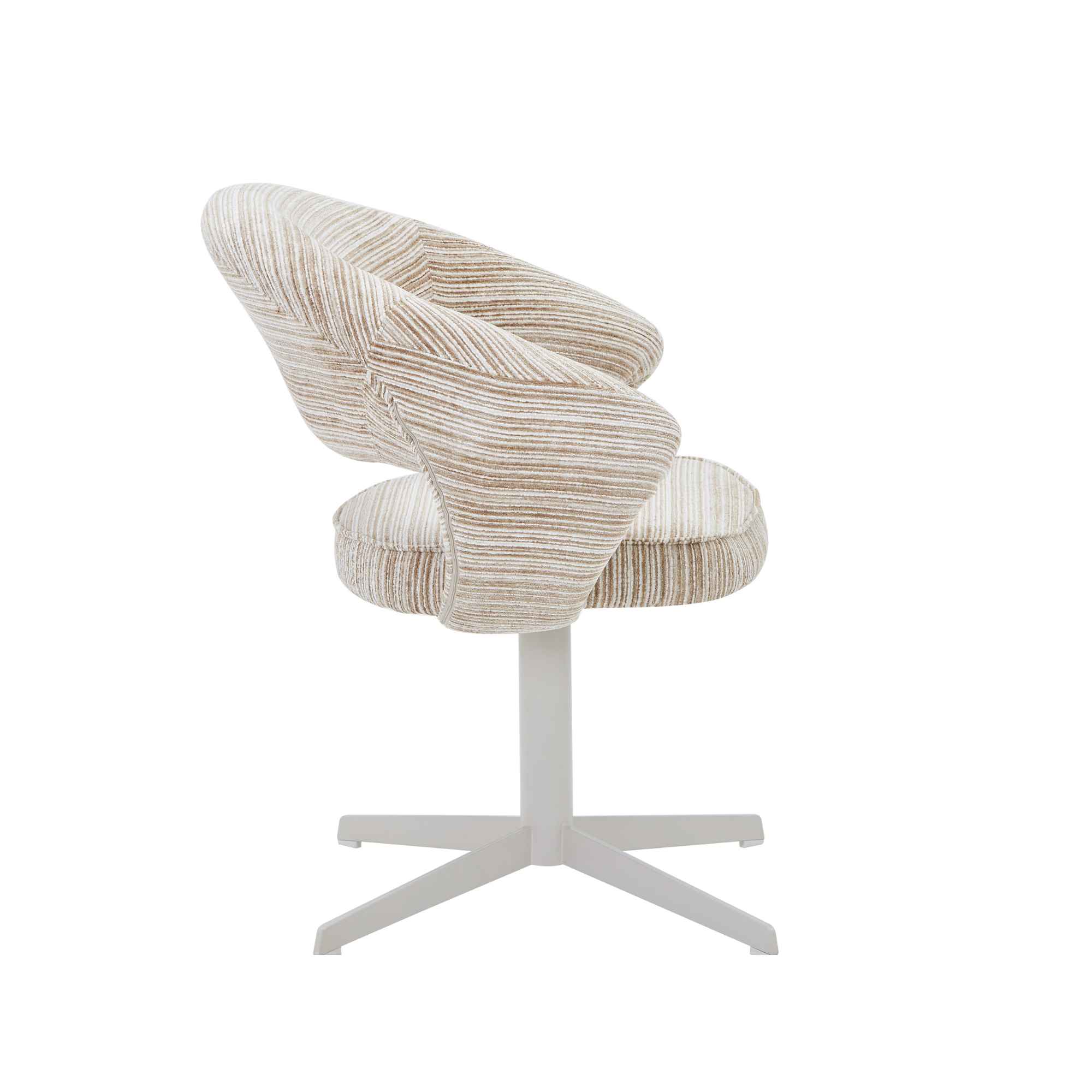 Draaibare eetkamerstoel Jade Beige - Image 4