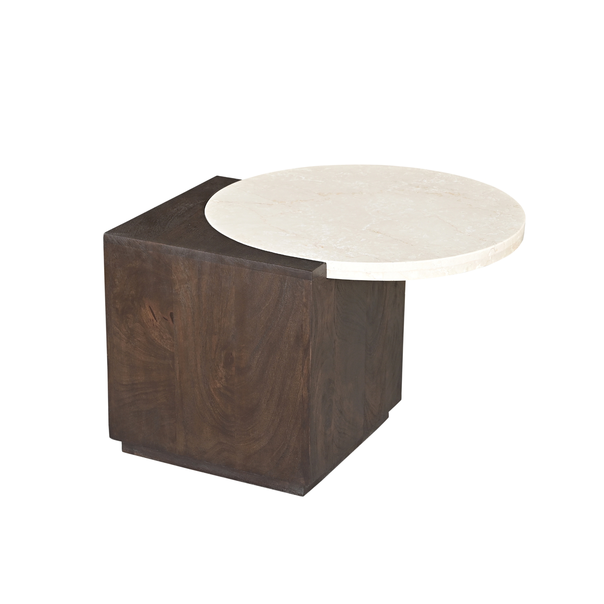 Bijzettafel Numa Bruin Marmer 60 cm - Image 4