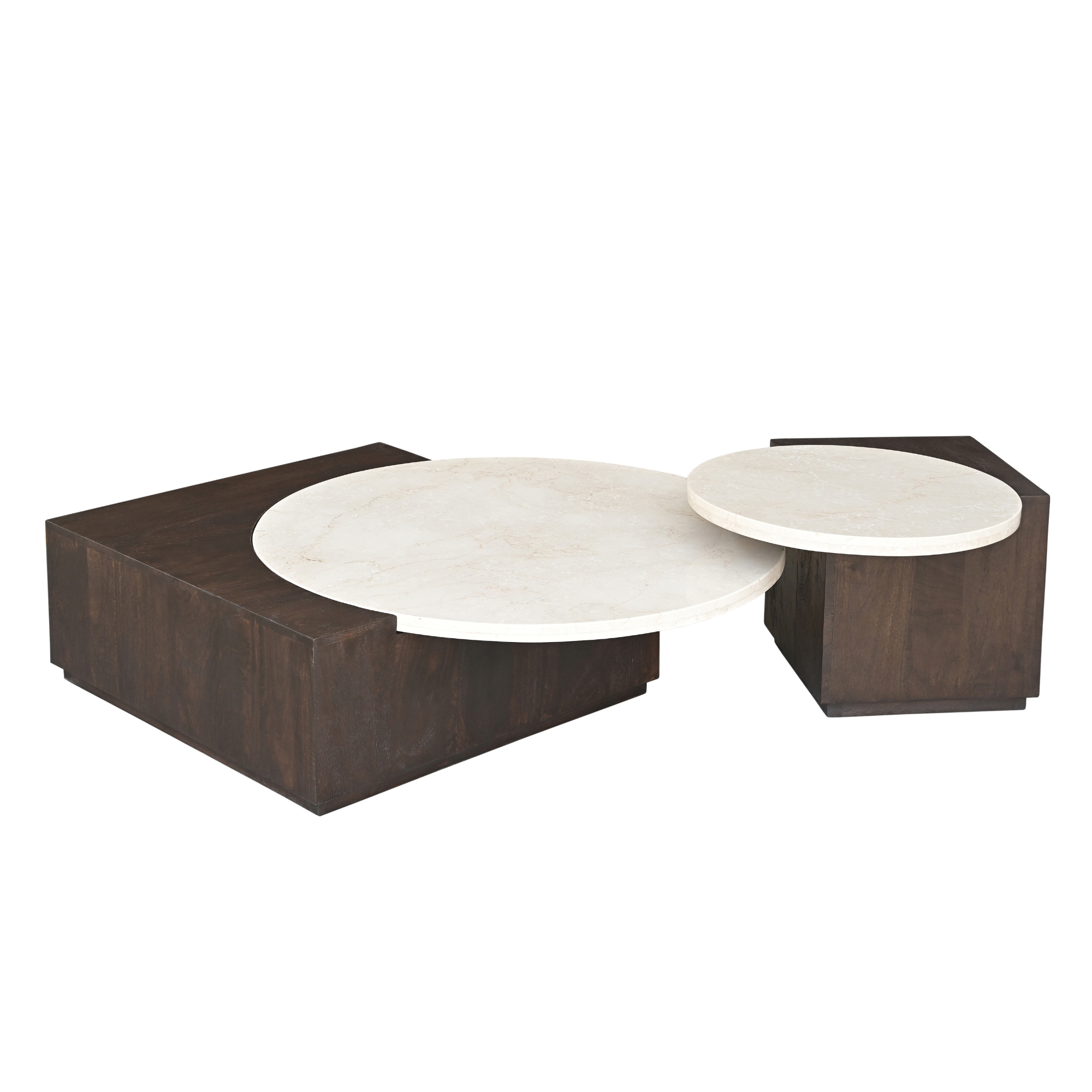 Bijzettafel Numa Bruin Marmer 60 cm - Image 7