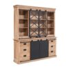 Vitrinekast Fresno Naturel Mangohout 200 cm - Image 3