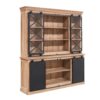 Vitrinekast Fresno Naturel Mangohout 200 cm - Image 4