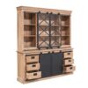 Vitrinekast Fresno Naturel Mangohout 200 cm - Image 5