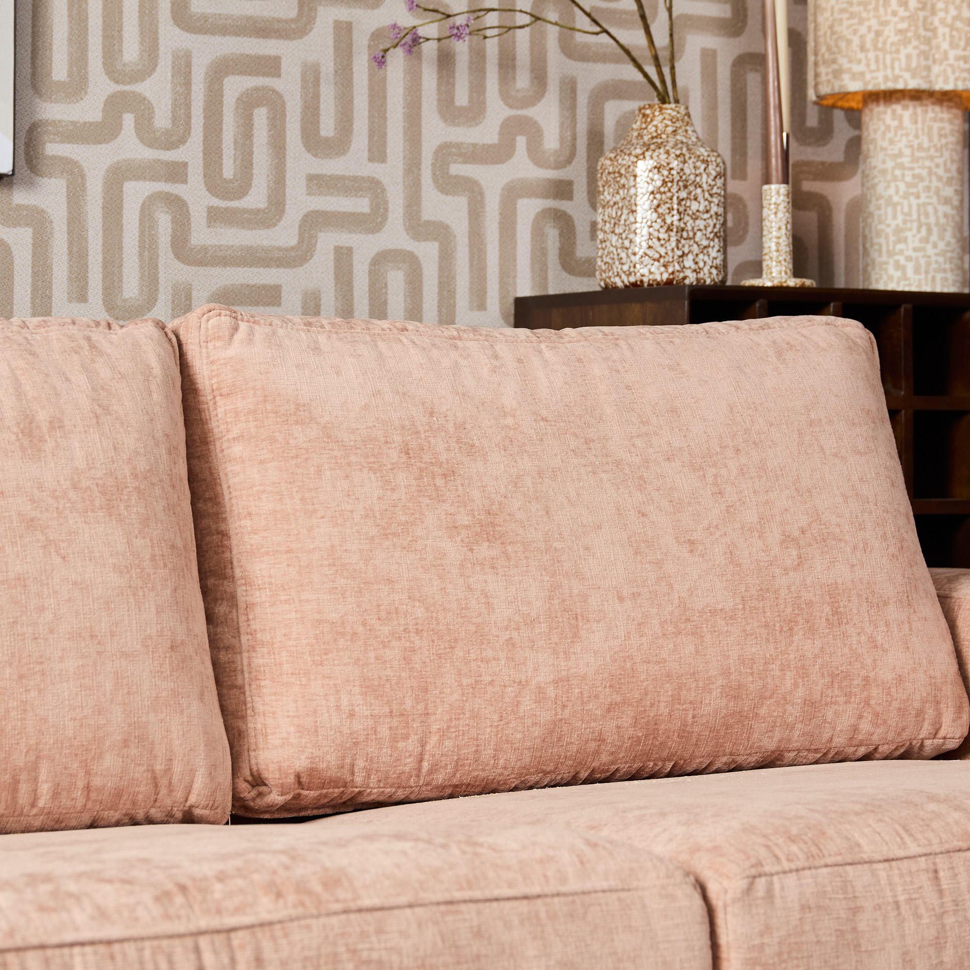 MySofa Alma Hoekbank Roze 2,5 zits+Divan Rechts - Image 3