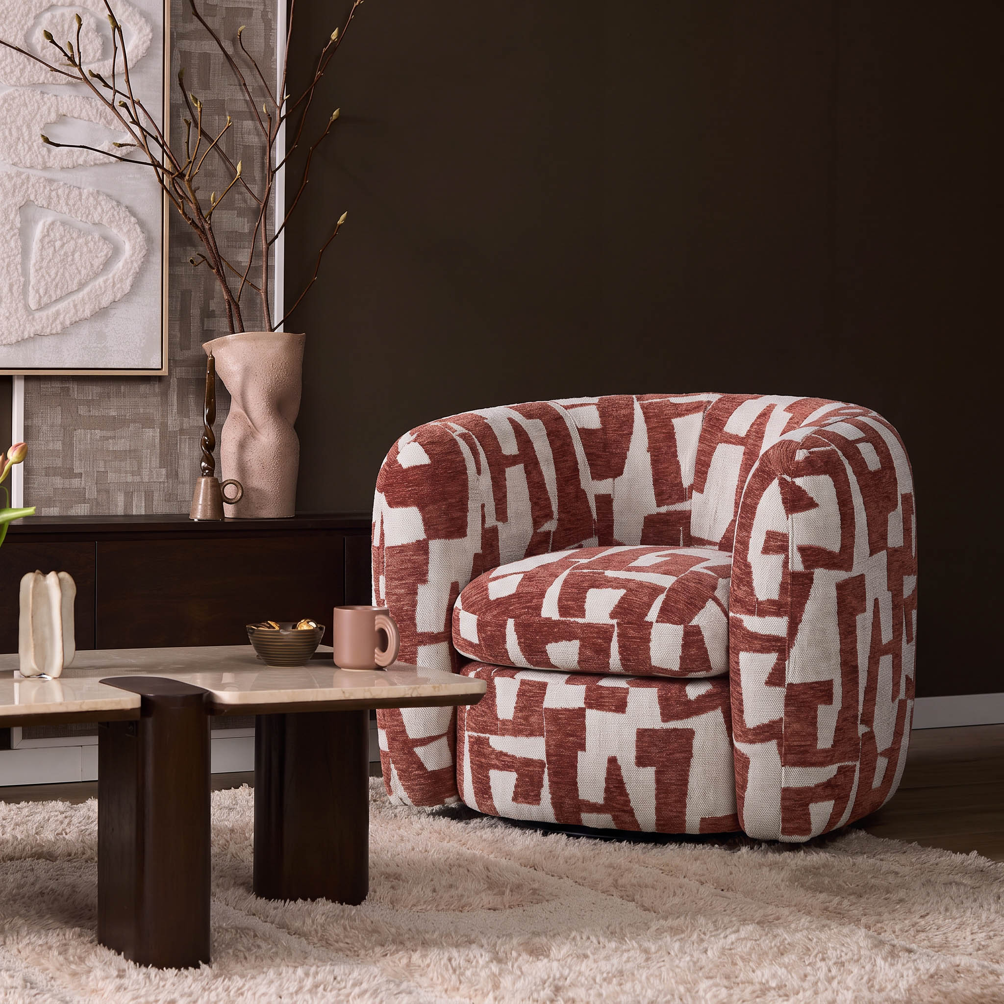 Fauteuil Rosa Rood - Image 1