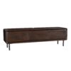 Zwevend tv meubel Allure Bruin Mangohout 160 cm - Image 3