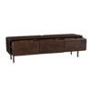 Zwevend tv meubel Allure Bruin Mangohout 160 cm - Image 4