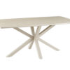 Image 5 for NEW - Tafel Noa 180x90 cm Deens Ovaal Baroque Beige - Grijs Voet