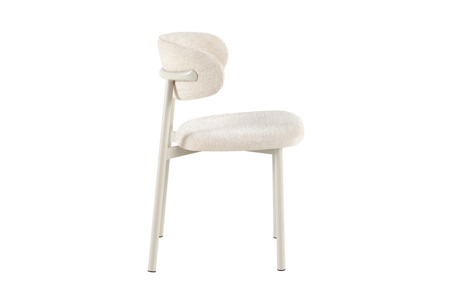 Image 6 for NEW - Stoel Coco Grijs - Stof Fabb Raven 24 Beige