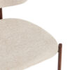 Image 8 for NEW - Stoel Jade Walnoot - Stof Fabb Raven 24 Beige