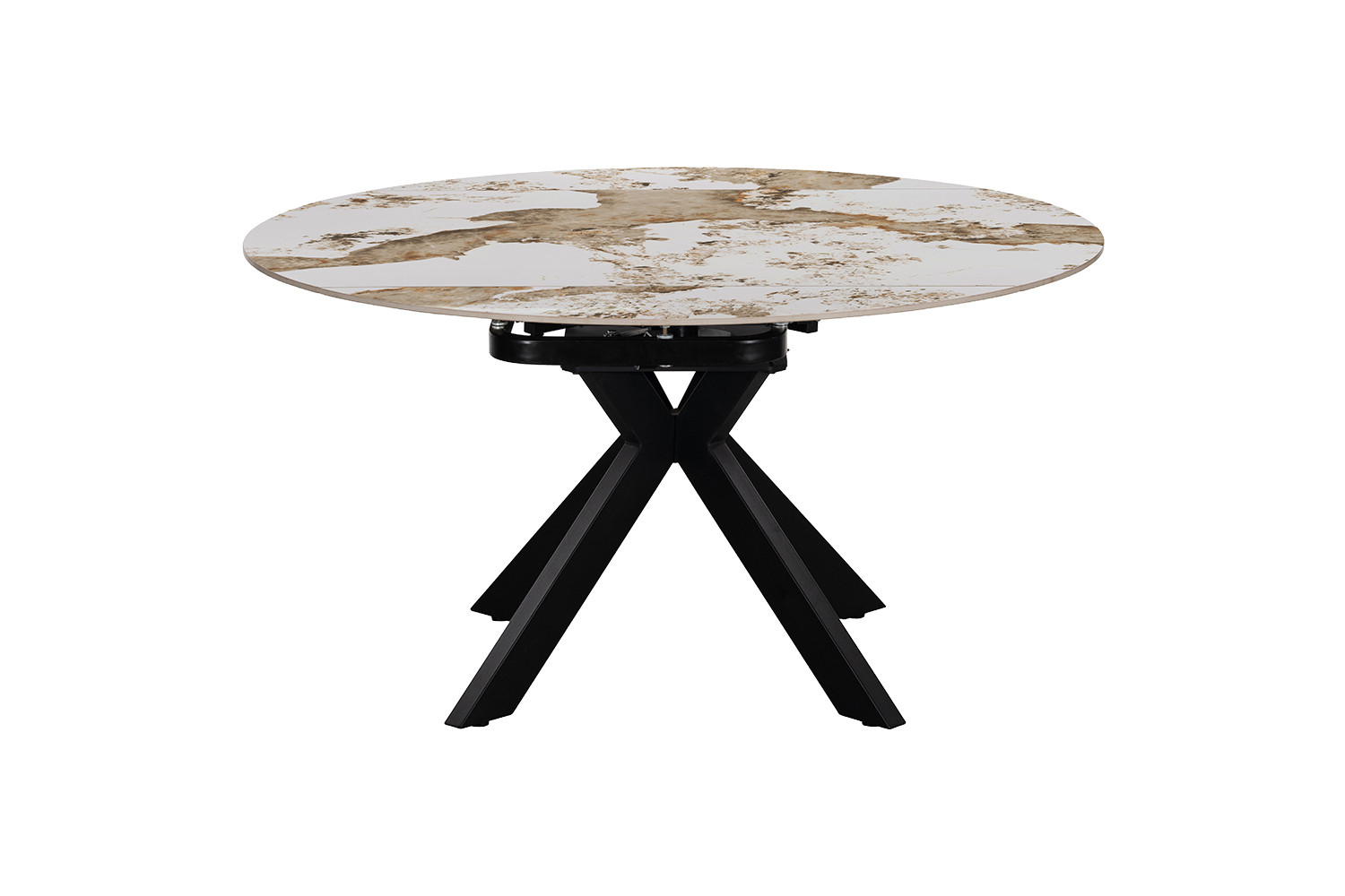 Image 6 for NEW - Uitschuifbare tafel Athena Rond 140-140x90 cm Glanz. steen Pandora