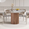 Image 1 for NEW - Tafel Evora 120 cm Rond Glanzend Steen Pandora