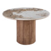 Image 4 for NEW - Tafel Evora 120 cm Rond Glanzend Steen Pandora