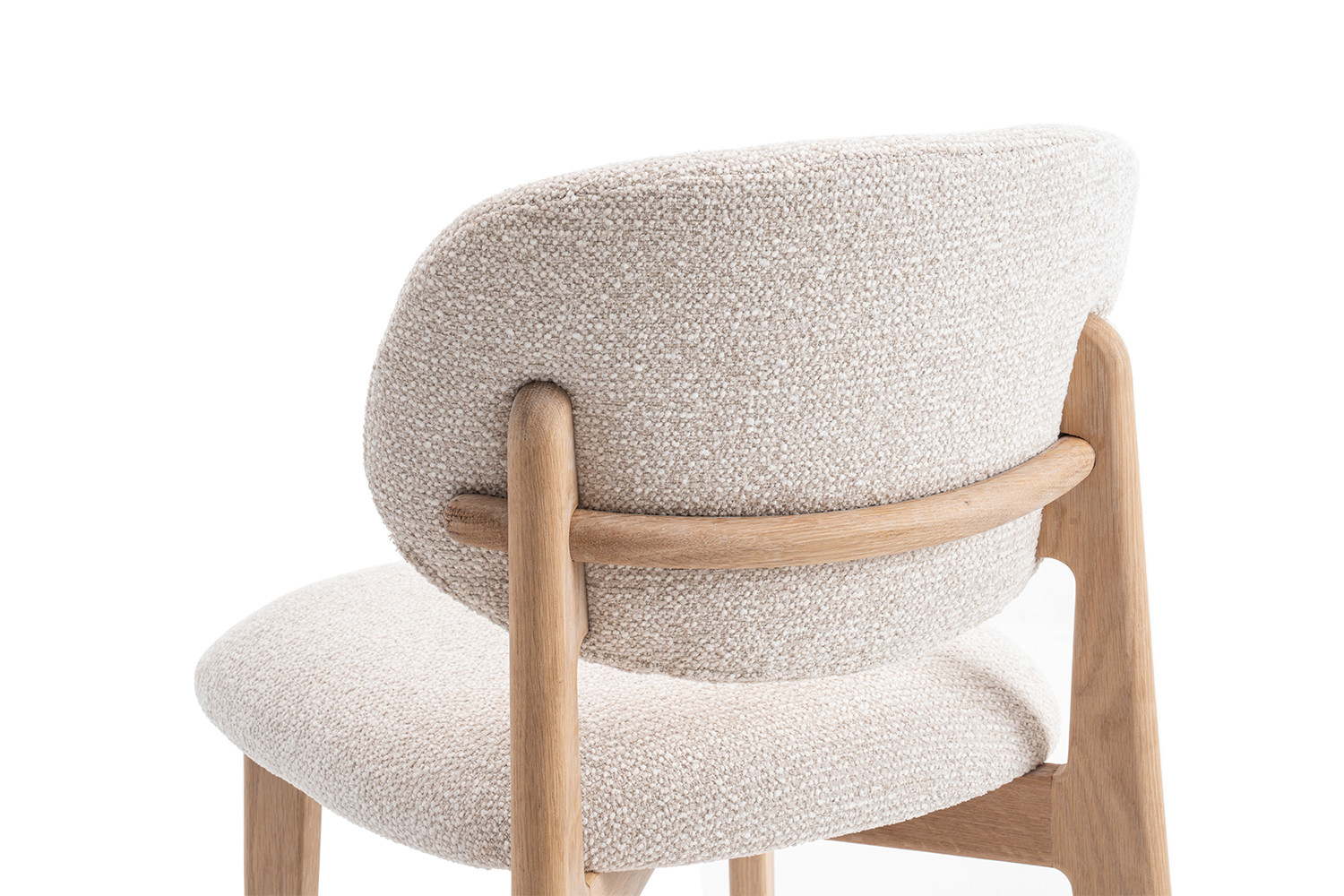 Image 12 for NEW - Counterstoel Carmen Naturel Eik Ote Milan 103 Beige Gemonteerd