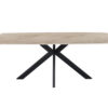 Image 4 for NEW - Tafel Apollo 200 cm Deens Ovaal Glanzend Steen Shakespear Beige