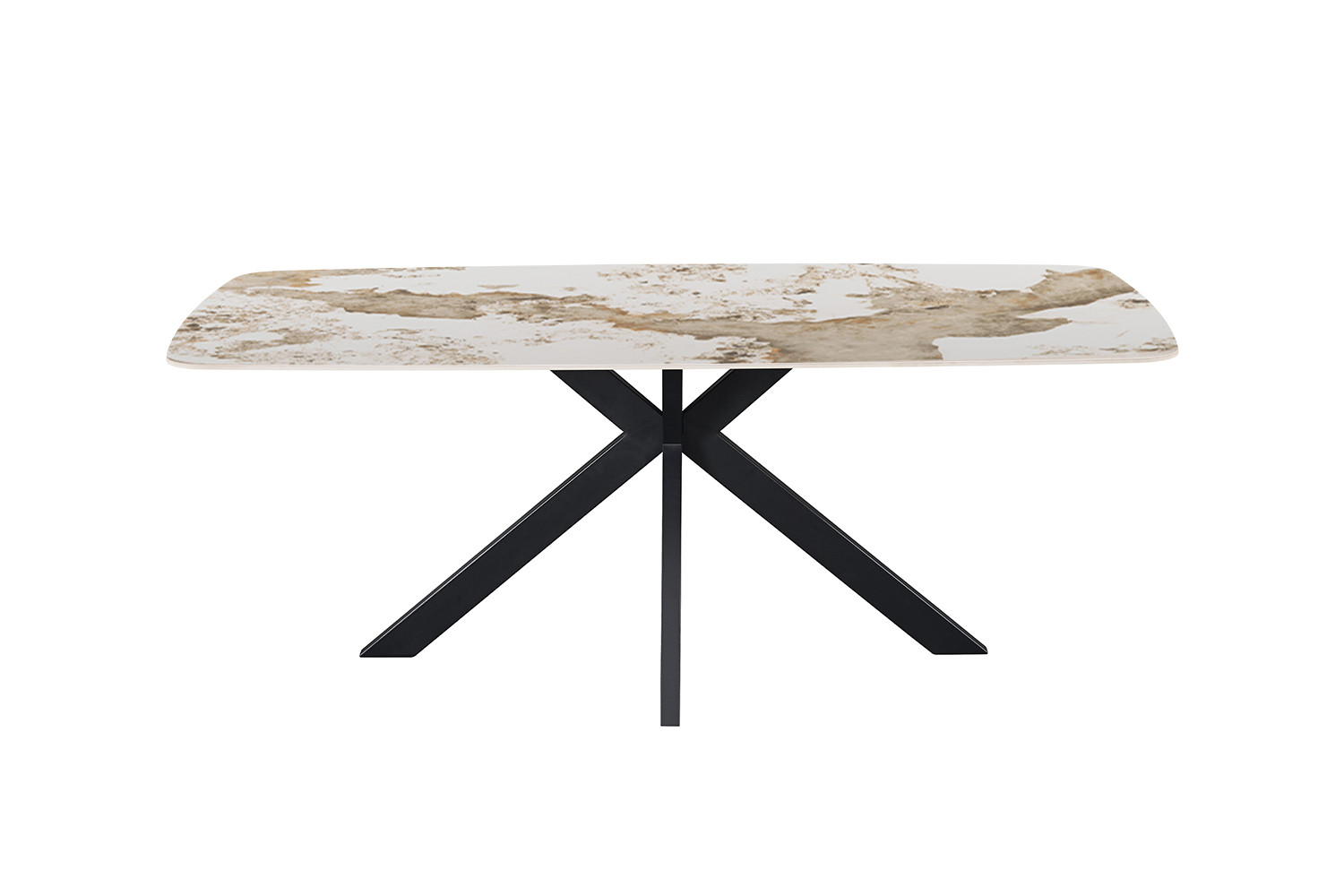 Image 4 for NEW - Tafel Apollo 200 cm Deens Ovaal Glanzend Steen Pandora