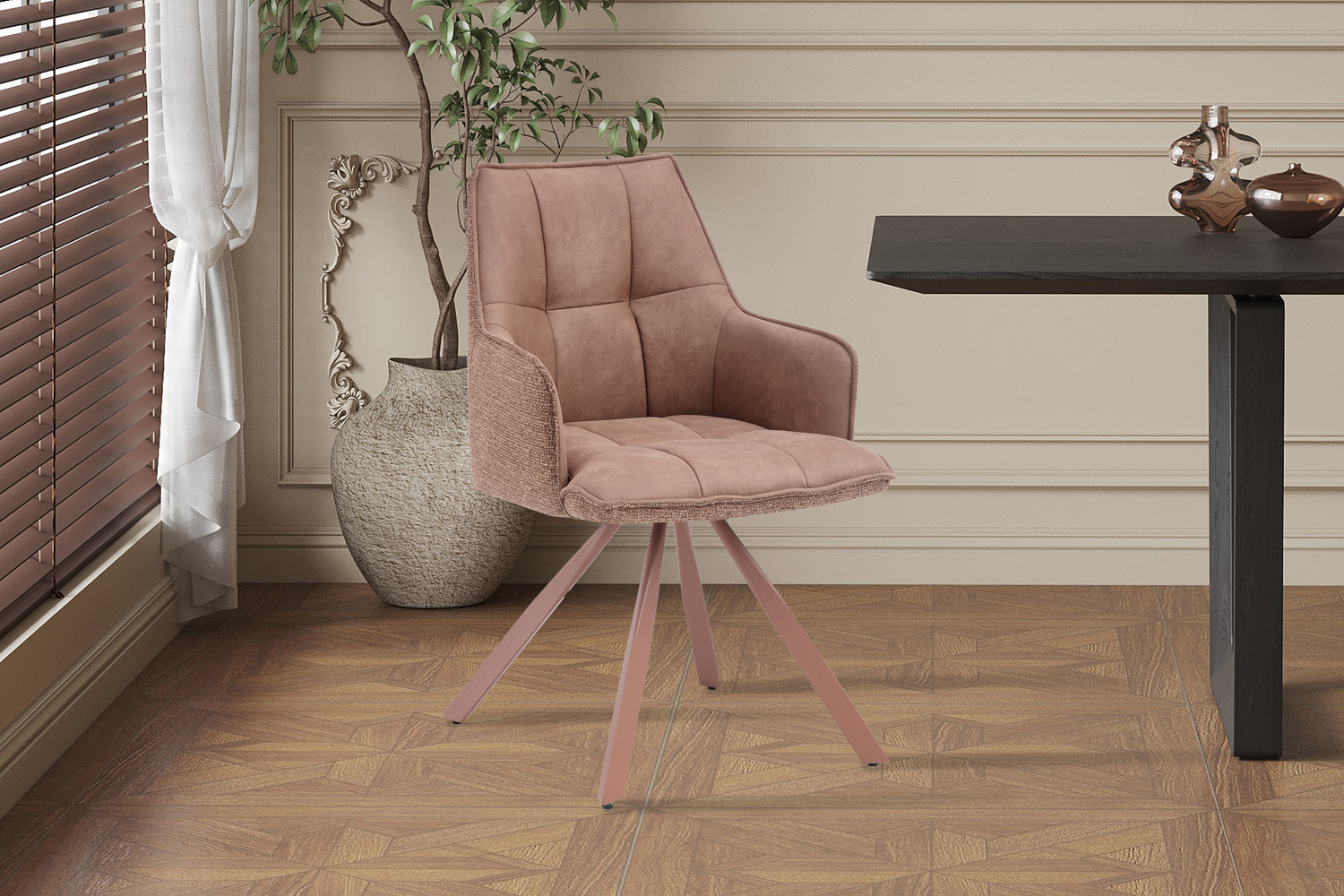 Image 3 for NEW - Stoel Solenne Draaibaar tot 0 Ote Jonah 251 & Present 182 Roze
