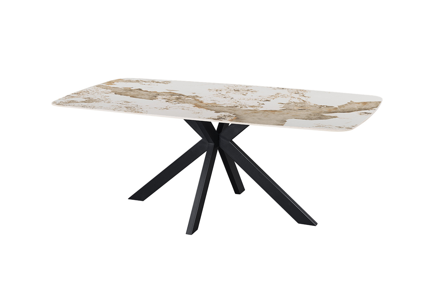 Image 5 for NEW - Tafel Apollo 200 cm Deens Ovaal Glanzend Steen Pandora